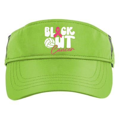 Block Out Cancer Volleyball Cancer Awareness Month Adult Drive Performance Visor