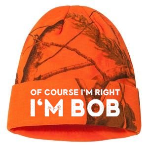 Bob Of Course I'm Right I'm Bob Funny Kati Licensed 12" Camo Beanie