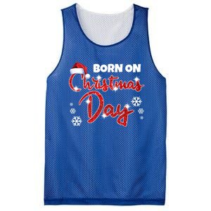 Born On Christmas Day Birthday December 25 Th Gift Mesh Reversible Basketball Jersey Tank