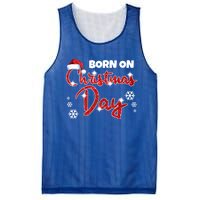 Born On Christmas Day Birthday December 25 Th Gift Mesh Reversible Basketball Jersey Tank