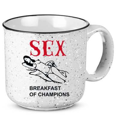 Breakfast Of Champions 15oz Campfire Ceramic Mug