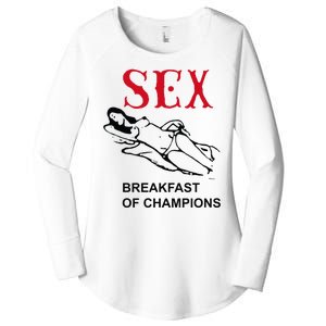 Breakfast Of Champions Women's Perfect Tri Tunic Long Sleeve Shirt