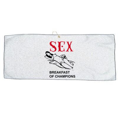 Breakfast Of Champions Large Microfiber Waffle Golf Towel