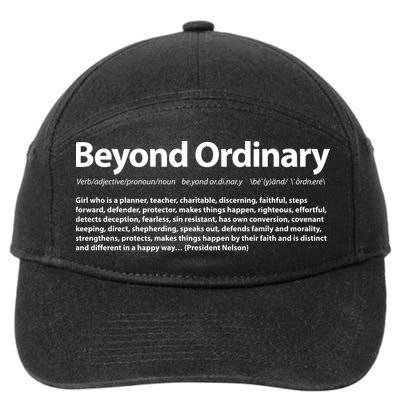 Beyond Ordinary Definition 7-Panel Snapback Hat