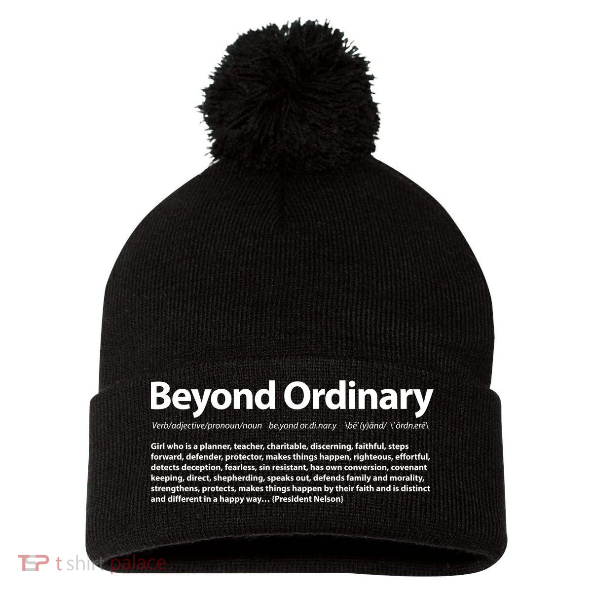 Beyond Ordinary Definition Pom Pom 12in Knit Beanie