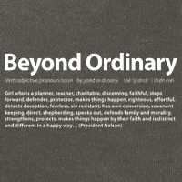 Beyond Ordinary Definition Cotton Canvas Backpack