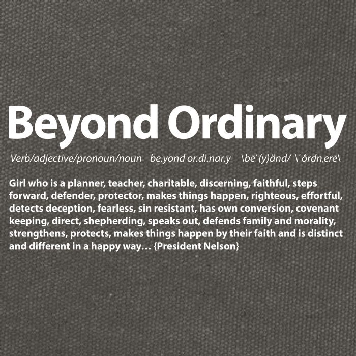 Beyond Ordinary Definition Cotton Canvas Backpack