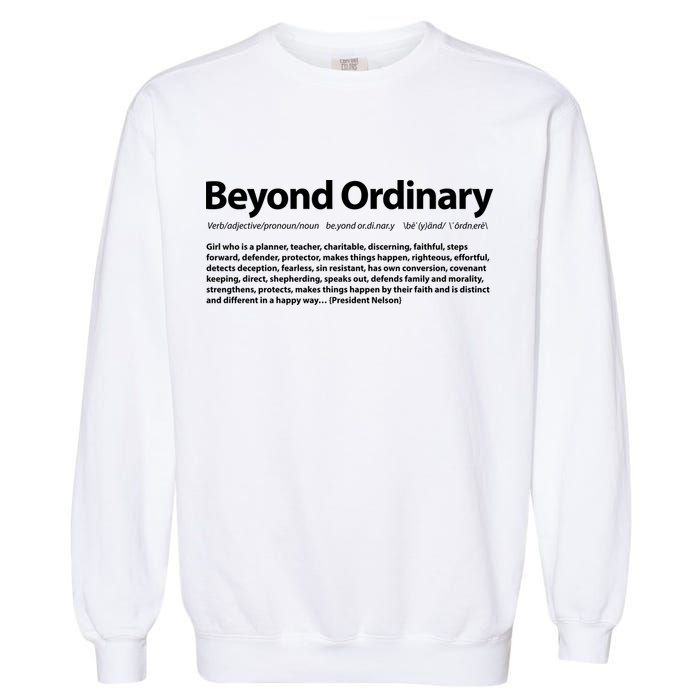 Beyond Ordinary Definition Garment-Dyed Sweatshirt
