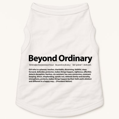 Beyond Ordinary Definition Doggie Tank