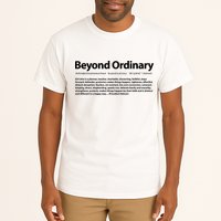 Beyond Ordinary Definition Tall T-Shirt