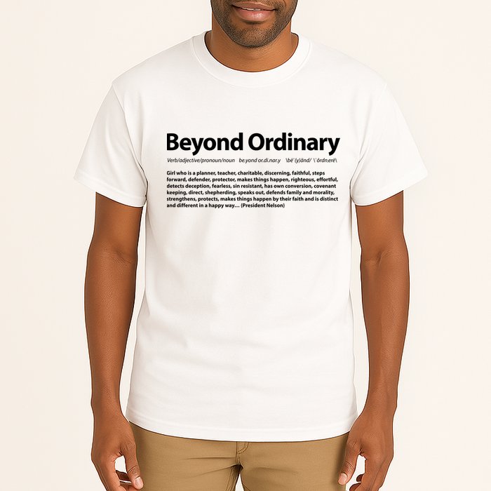 Beyond Ordinary Definition Tall T-Shirt