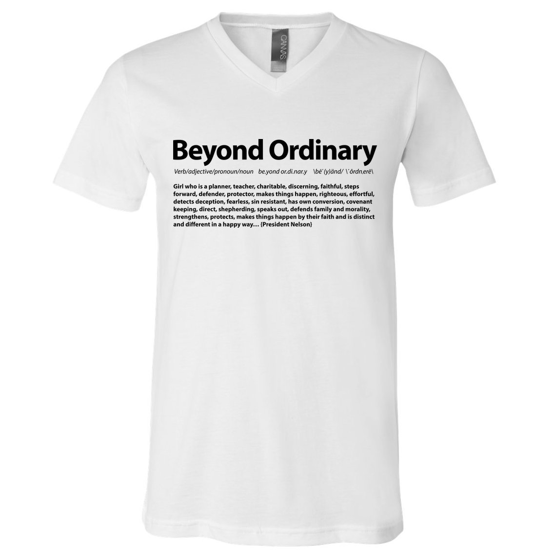 Beyond Ordinary Definition V-Neck T-Shirt