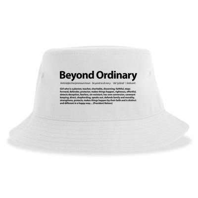 Beyond Ordinary Definition Sustainable Bucket Hat