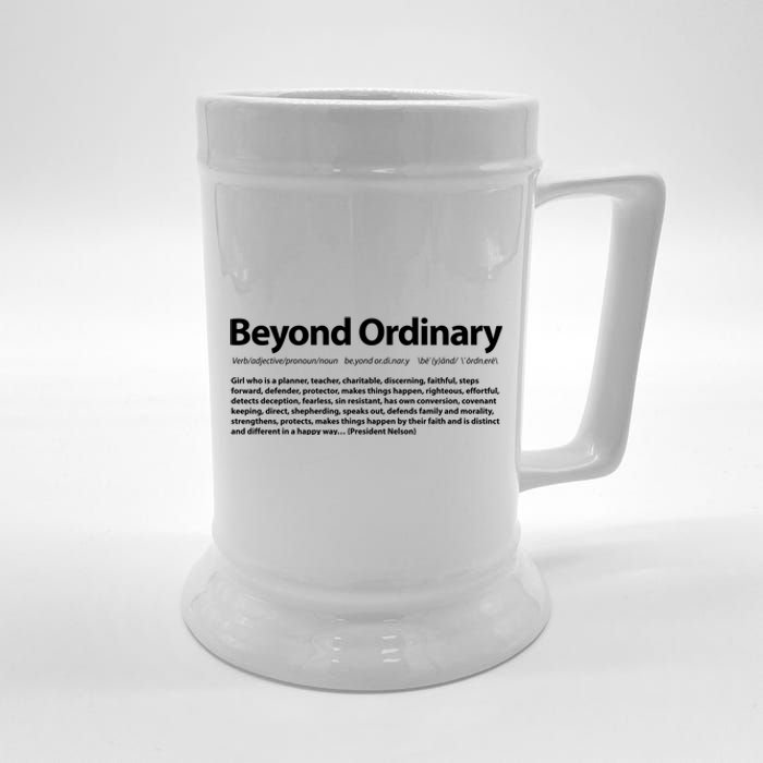 Beyond Ordinary Definition Beer Stein