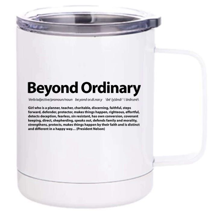 Beyond Ordinary Definition 12 oz Stainless Steel Tumbler Cup