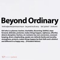Beyond Ordinary Definition Baby Bodysuit
