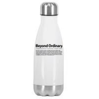 Beyond Ordinary Definition Stainless Steel Insulated Water Bottle