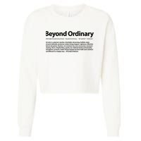 Beyond Ordinary Definition Cropped Pullover Crew