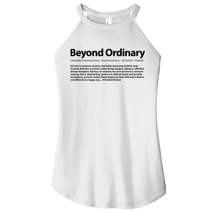 Beyond Ordinary Definition Women's Perfect Tri Rocker Tank