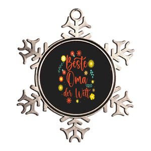 Beste Oma Der Welt Metallic Star Ornament