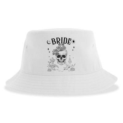 Bride Or Die Till Death Do Us Party Gothic Bachelorette Gift Sustainable Bucket Hat