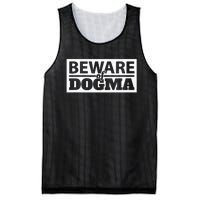 Beware Of Dogma Funny Anti Religious Short Sleeve Mesh Reversible Basketball Jersey Tank