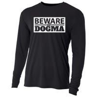 Beware Of Dogma Funny Anti Religious Short Sleeve Cooling Performance Long Sleeve Crew