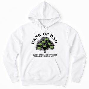 Bank Of Dad Quick Cash No Interest Funny Gift Hoodie