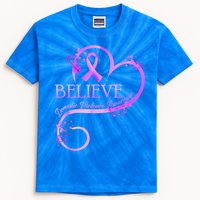 Believe October Domestic Violence Awareness Month Women Kids Tie-Dye T-Shirt