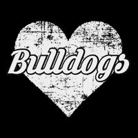 Bulldogs Over Distressed Heart Lawrence County Youth Performance Sprint T-Shirt