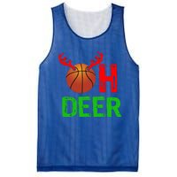 Basketball Oh Deer Great Gift Funny Christmas Reindeer Top Mesh Reversible Basketball Jersey Tank