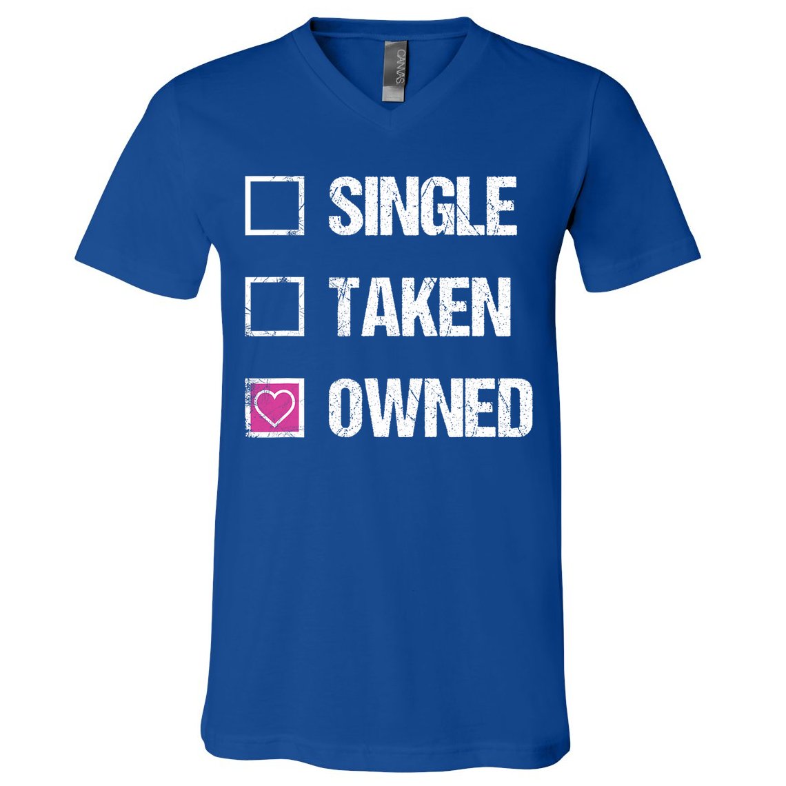 Bdsm Owned Dom Owner Submissive Kink Feet Owner Sex Slave V-Neck T-Shirt