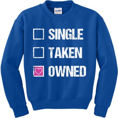Bdsm Owned Dom Owner Submissive Kink Feet Owner Sex Slave Kids Sweatshirt