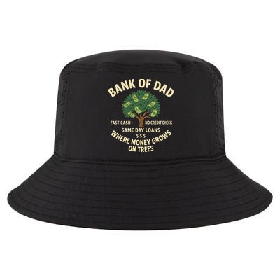 Bank Of Dad Fast Cash No Credit Check Same Day Loans Cool Comfort Performance Bucket Hat