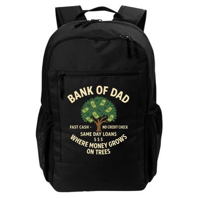 Bank Of Dad Fast Cash No Credit Check Same Day Loans Backpack