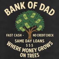Bank Of Dad Fast Cash No Credit Check Same Day Loans 11oz C Handle Ceramic Mug