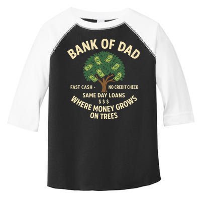 Bank Of Dad Fast Cash No Credit Check Same Day Loans Toddler Fine Jersey T-Shirt