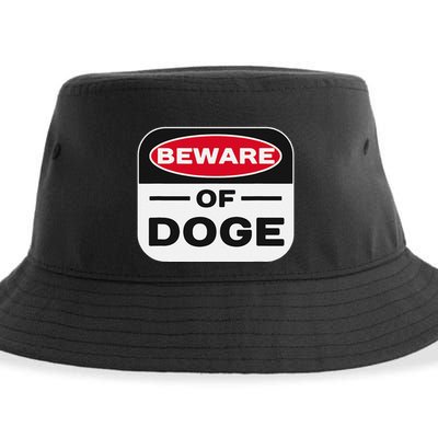 Beware Of Doge Meme Department Of Government Efficiency Sustainable Bucket Hat
