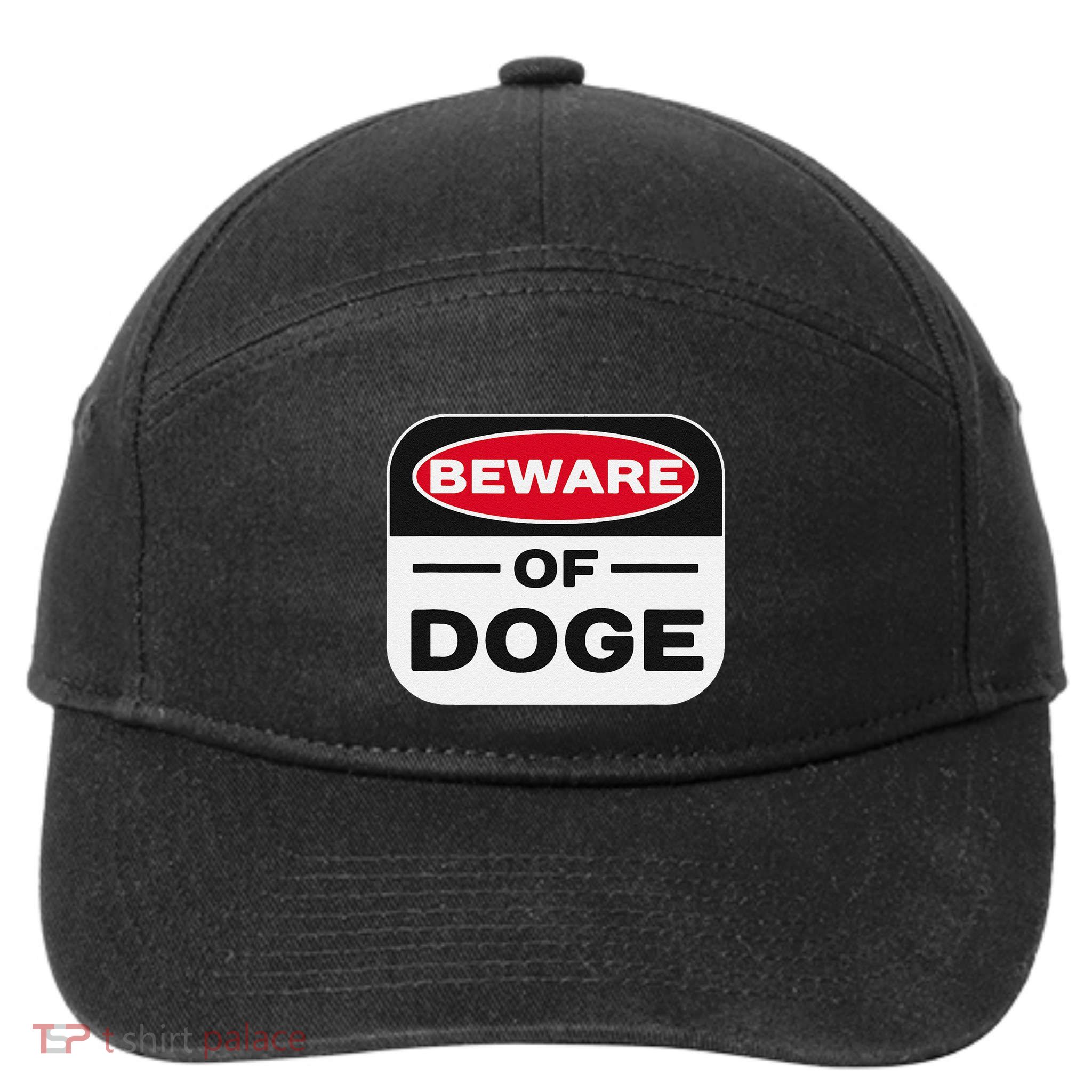 Beware Of Doge Meme Department Of Government Efficiency 7-Panel Snapback Hat