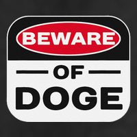 Beware Of Doge Meme Department Of Government Efficiency Adult Drive Performance Visor