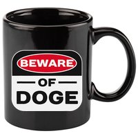 Beware Of Doge Meme Department Of Government Efficiency 11oz C Handle Ceramic Mug