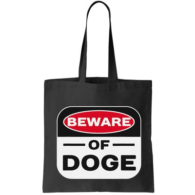 Beware Of Doge Meme Department Of Government Efficiency Bag