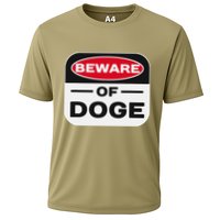 Beware Of Doge Meme Department Of Government Efficiency Cooling Performance Crew T-Shirt
