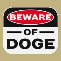 Beware Of Doge Meme Department Of Government Efficiency Cooling Performance Crew T-Shirt