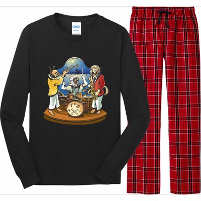 Band Of Dog Musicians Long Sleeve Pajama Set