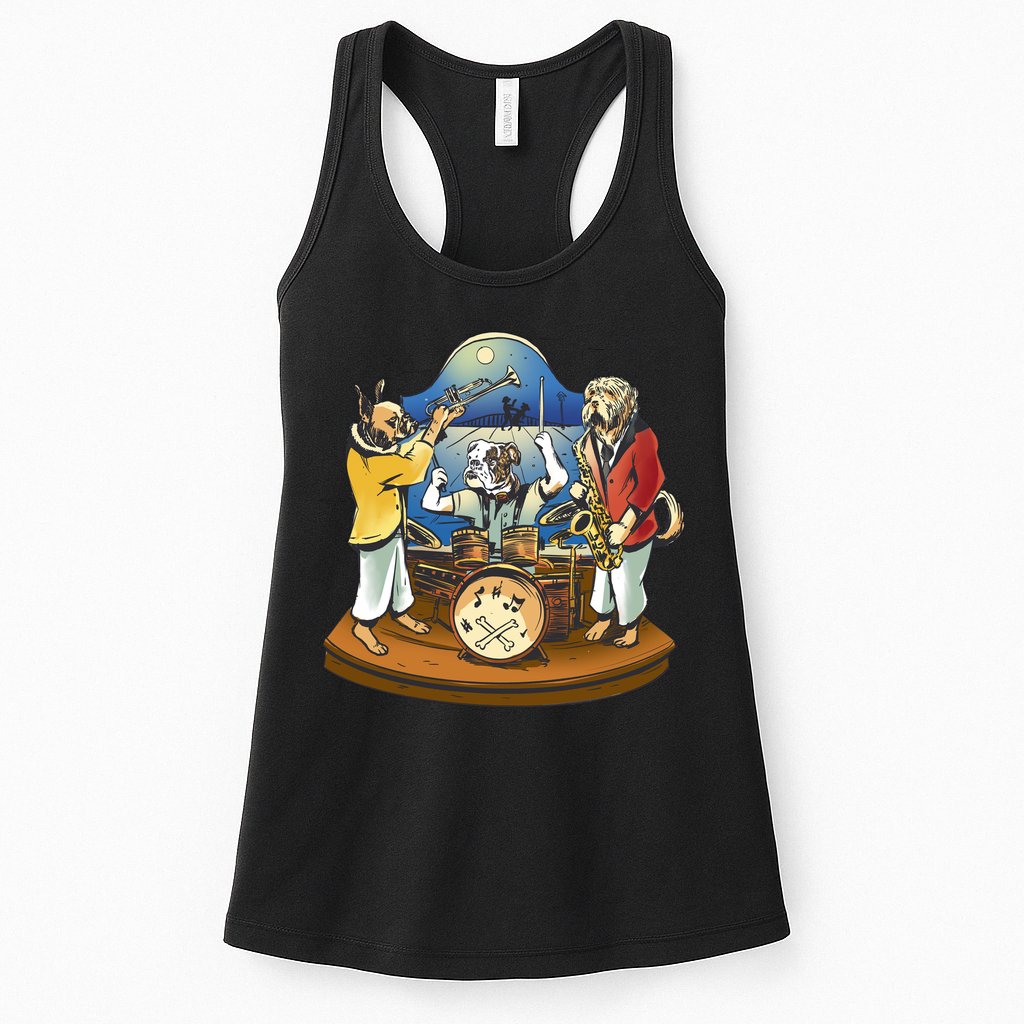 Band Of Dog Musicians Womens Tank Top