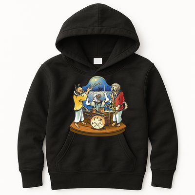 Band Of Dog Musicians Kids Hoodie
