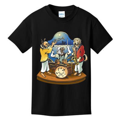 Band Of Dog Musicians Kids T-Shirt