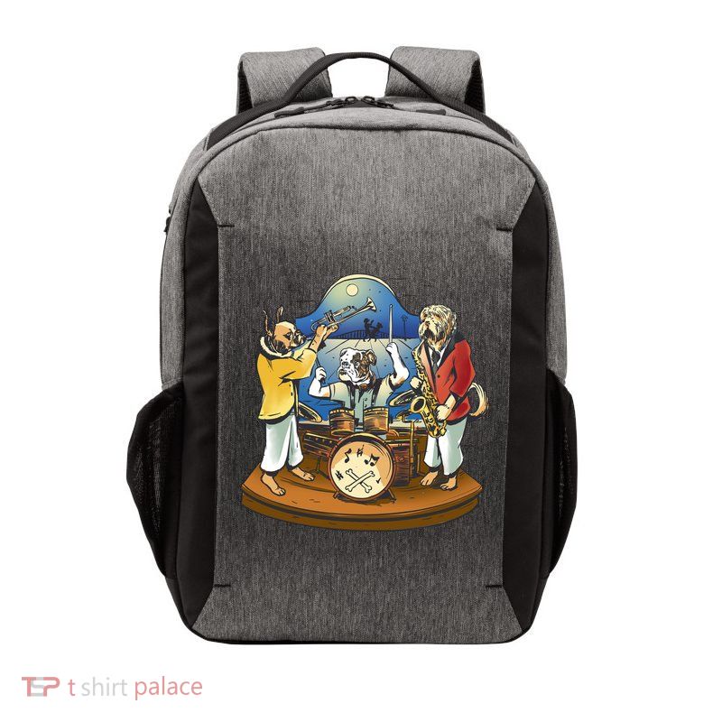 Band Of Dog Musicians Vector Backpack