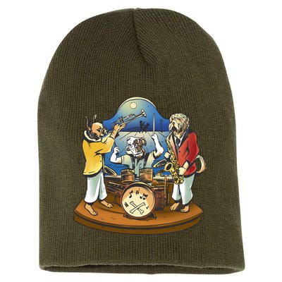 Band Of Dog Musicians Short Acrylic Beanie